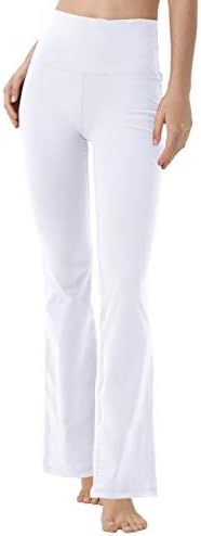 Keolorn bootcut јога панталони за жени со високи половини панталони за жени за контрола на стомакот