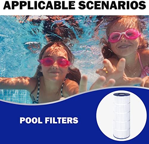 Wowreed филтер за базен компатибилен со C1200, CX1200RE, PA120, Unicel C-8412, Filbur FC-1293, Clearwater II 125, Pro Clean 125, 120