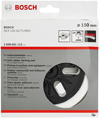 Bosch 2608601115 Пескава плоча за Bosch Gex 150 AC и Gex Turbo Professional - Soft