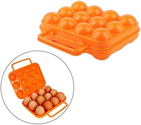 Држач за јајца Со Отпорен на Прашина &засилувач; Двојна Страна Пластична Кутија За Складирање Брава За Заштита На 12 Јајца