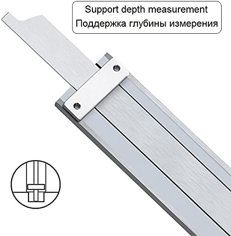 XWWDP Dial Calipers Висока прецизна метална метална дебеломер Калимер Шокапозна висина Длабочина Внатрешен тестер за мерење на мерки за мерење на надворешниот дијаметар