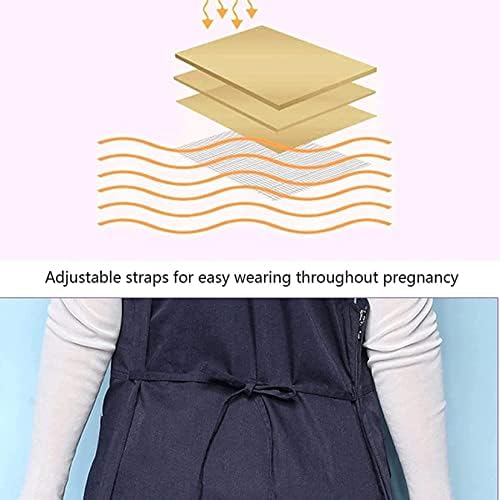Облека за породилна облека Дарзис за заштита на зрачење, облека против зрачење на облека ЕМФ/заштитен сребрена ткаенина против гребење