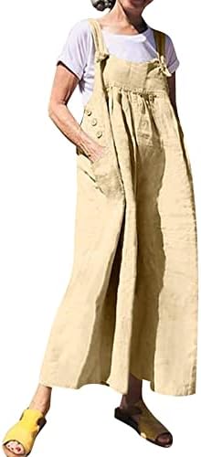 Kcjgikpok надвор од рамото на рамото за жени со цврста боја, обична лабава широка панталони за нозе со големи димензии на големи