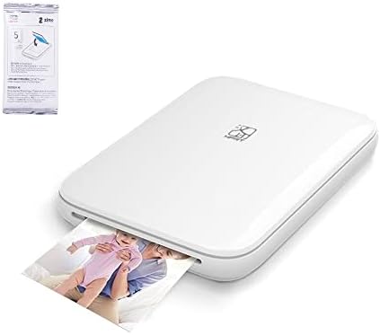 Slub Photo Printer Mini Printable Prestable Printable 2x3 Inch Instant Photo Printer комплет безжичен печатач за боја на Bluetooth