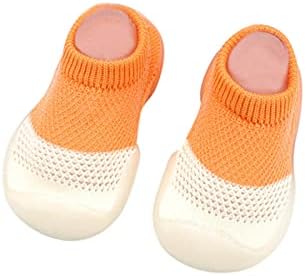 Гума ѓон што не се лизга во внатрешна/надворешна лизгачка бебешка детска облека мокасини анти-лизгачки нејасни влечки од подот