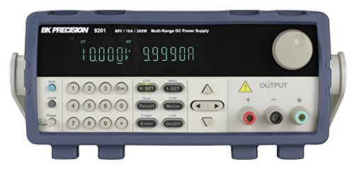 B&K Precision 9201TCAL Мулти-опсег Програмибилно напојување, 200W, 60V, 10 засилувачи со сертификат за калибрација што може да се проследи
