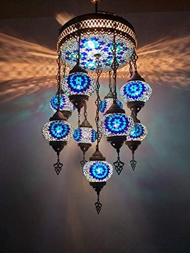 Судамласибазар-Прилагодлив Турски Марокански Мозаичен Таван, Мозаична Светилка, Мозаичен Лустер , Висечки Лустер За Приврзоци, Светлина,