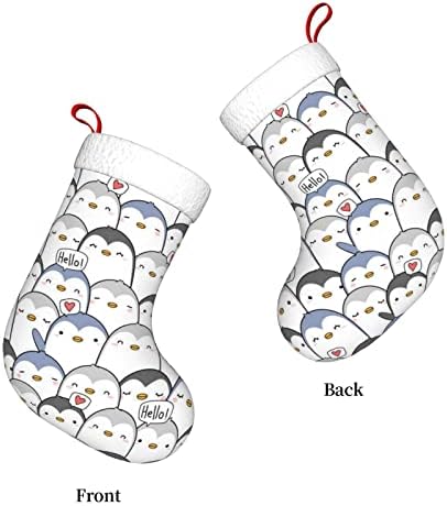 Psvod симпатична пингвин Божиќ за декорација чорапи за одмор чорапи