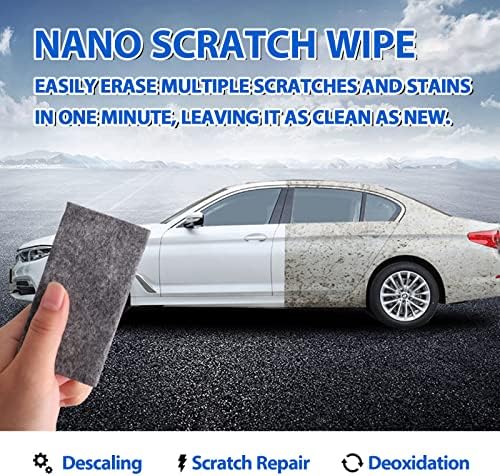 Yejahy ​​3pcs Нано искра крпа за отстранувач на гребнатини на автомобили | Лесно поправете ги остатоците од бојата на гребење