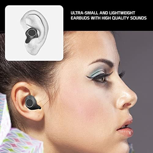 Работи ОД ЗАМЗАМ Безжичен V5. 2 Bluetooth Слушалки Компатибилен со iPhone 14 Плус Со Куќиште За Полнење за Слушалки за Уши.