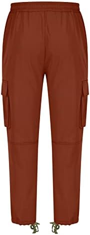 Машки Карго Панталони Мода Еднобојни Повеќе Џебни Панталони Спорт На Отворено Секојдневен Фитнес Џогер Панталони