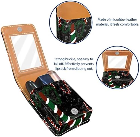Кармин за шминка ОРИУКАН торба ЗА кармин со огледало пренослив торбичка за складирање кармин организатор за складирање сјај