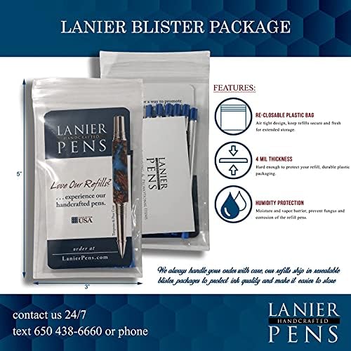 Lanier Combo Pack - 1 Пакет-Monteverde® Cappless Ceramic Gel® P42 Мастило Рефил Компатибилен Со Повеќето Parker ® Стил Хемиско