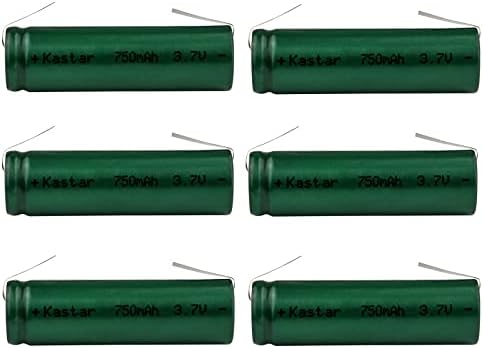 Кастар 6 парчиња замена на батеријата Li-Iон за Philip Norelco Shaver Razor 8895XL, 9160XL, 9170XL, 9190XL, 9195XL HQ7100, HQ7120, HQ7140, HQ7160,
