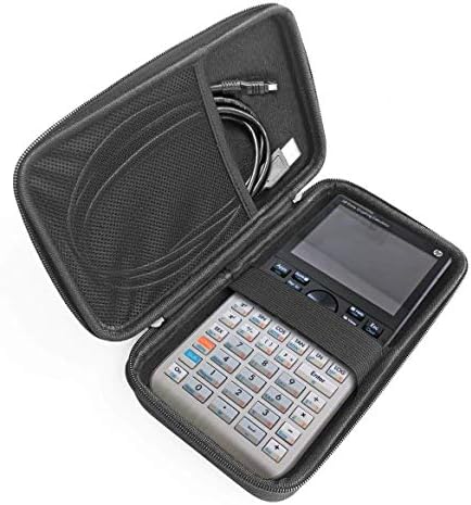 Калкулатор за црна графика за Navitech, тврда кутија/покривка со торбичка за складирање компатибилен со Casio FX-9750G11