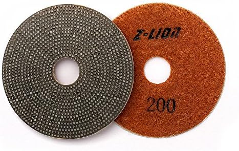3 влошки за полирање на дијаманти влажни или суви електроплетирани дискови за мелење за мермер гранит бетонски стакло пескарење