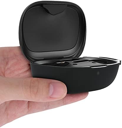 кутија KWMobile компатибилен со Anker Soundcore Life P2 Case - држач за силиконски покритие за ушите - црна