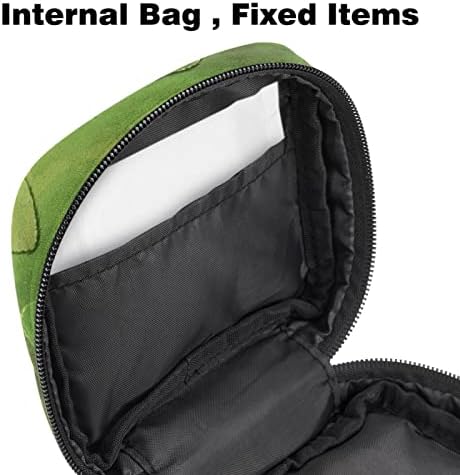 Зелена брада санитарна торба за складирање на салфетка, менструална подлога торба за гаќички, држач за женски организатор на женски