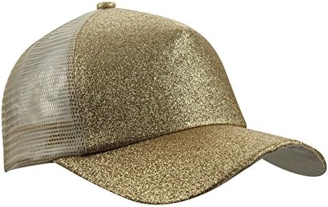 Женски летен сјај неуредна пунџа мрежа Висока конска опашка за бејзбол тениски капа капа за сонце