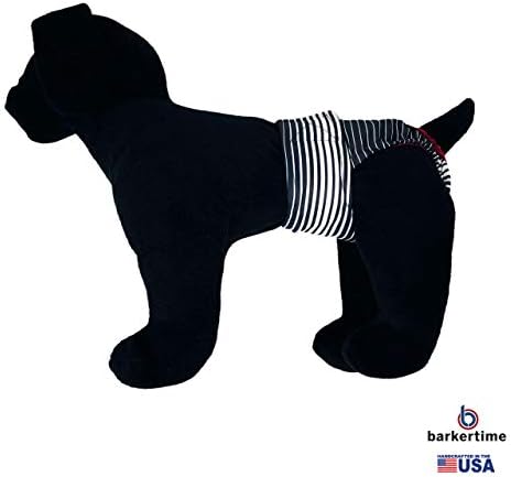 Пливачки Пелени За Кучиња За Хидротерапија-Направени Во САД - Црни Ленти Водоотпорна Пелена За Пливање За Кучиња, XL, Со Дупка За Опашка
