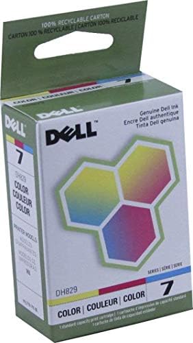 Dell Компјутер DH829 7 Стандарден Капацитет Боја Мастило Кертриџ за 966/968
