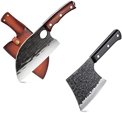 Српски Готвачи Нож Пакет Со Тешки Месо Нож Сечкање Секира Викинг Подарок Мажи Лов Кампување Отворено Кујна