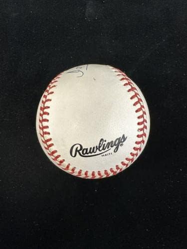 Вили Мејс гиганти Метс потпиша официјален NL W. White Baseball голем сиг! НМ - ЈСА - Автограмирани бејзбол