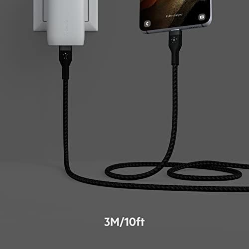 Belkin BoostCharge Pro Flex плетенка USB Type C до C кабел и 37 WATT USB C Charger Wall