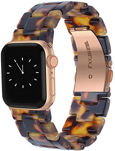 Oulreefs компатибилен со Apple Watch Band, 38mm 40mm 41mm лесна смола Iwatch ленти прилагодлива нараквица за замена за Apple Watch Series 8