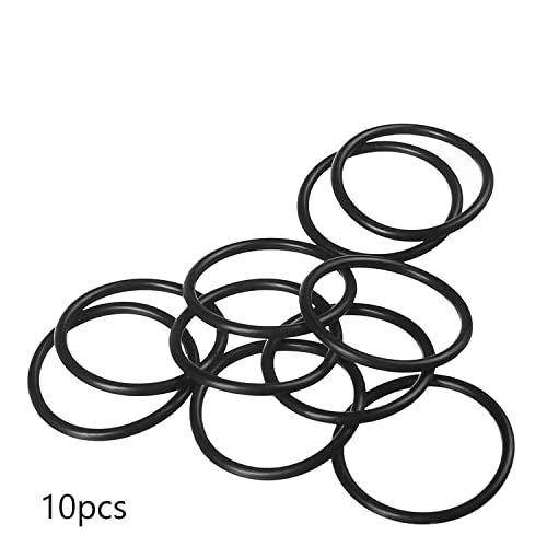Беттомшин 10 парчиња нитрилна гума О-прстени, 42мм ОД 38мм ID 2мм ширина, метричка буна-нитрилна запечатување запечатување за мијалник за