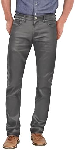 Етанол мажи тенок фит етанол се протега мода обични кожни панталони