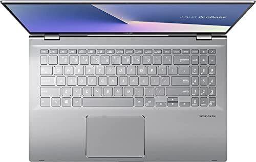 2022 Најновиот ASUS ZenBook 2 во 1 15,6 FHD Лаптоп На Екран на Допир | AMD Ryzen 7 5700U | 8GB RAM МЕМОРИЈА | 256GB SSD | Тастатура Со Позадинско
