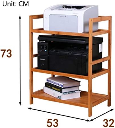 Пол за складирање на ниво од 3 нивоа, решетката за рерна за рерна од дрво, решетката за складирање на копирање, десктоп печатач, полици