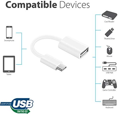 OTG USB-C 3.0 адаптер компатибилен со вашиот Motorola Moto G Stylus 5G за брзи, верификувани, повеќекратни функции како што се