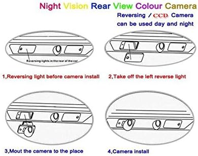 Обратна Резервна Камера / Камера За Паркирање/HD CCD RCA NTST PAL/Ламба За Регистарски Таблички OEM ЗА Nissan Qashqai J11 / Dualis 2012~2015