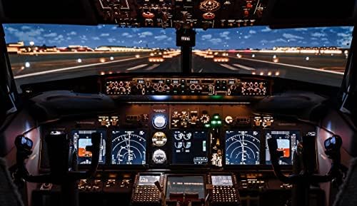 ТЕРАВЕКС Боинг 737 екрани На пилотската кабина Подароци За Тато Сопруг Од Ќерка Син Роденден Татковци Ден Годишнина За Него Чаша Со Капак,