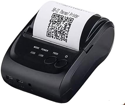 СУРУРА Мобилен Термички Печатач Bluetooth, Пренослив Печатач За Personal сметки од 58 мм Безжичен, Компатибилен Со Android, Windows,iOS