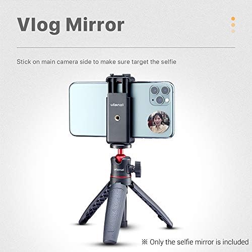 Xixian Universal Smartphone Selfie Vlog Mirror компатибилен со фото видео селфи Vlog додатоци