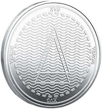 Дигитална виртуелна монета xvg монета Три-димензионално олеснување злато-позлатена сребрена метална комеморативна колекција на монети