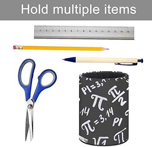 ПИ математика наука шема PU кожни моливи за моливчиња тркалезно пенкало за садови за контејнери за канцеларија за канцелариски