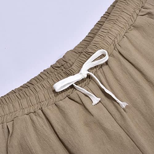 Бермуда шорцеви за жени должина на коленото летни обични цврсти бои со дрес шорцеви со џебови лабава дневна удобна долги шорцеви