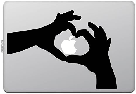Kindубезна продавница MacBook Air/Pro 11/13 инчи налепница MacBook Love Heart Rand 13 Црна M494-13-B
