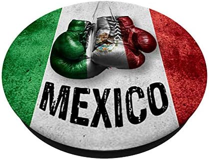 Нараквици во боксот во Мексико - ладно и гроздобер мексиканско знаме PopSockets PopGrip: Заменлива зафат за телефони и таблети