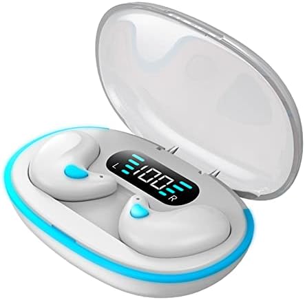 Лолука Невидливи уши за спиење мини Bluetooth ушите на ушите Вистински безжични уши стерео хифи музика ipx4 водоотпорни невидливи
