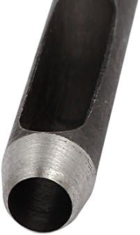Aexit 6mm Dia кожа метал метал со ножење на шуплива дупка за кожни кожни додатоци за кожни додатоци за кет -каиш