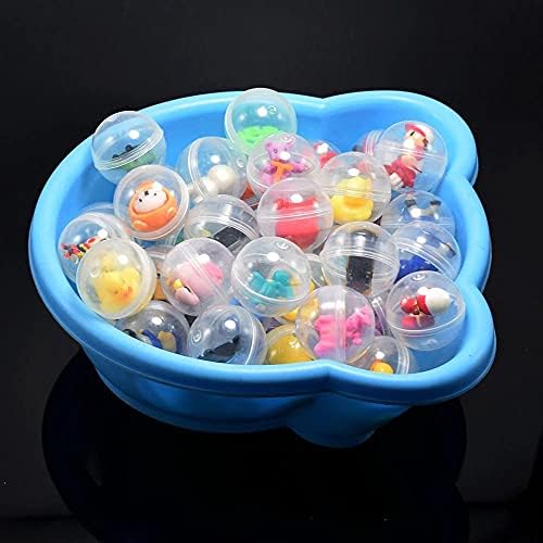 Капсули топки за играчки смешни јајце различни играчки пластични полнила кутија играчки за Божиќни забави, награди во училницата, подарок