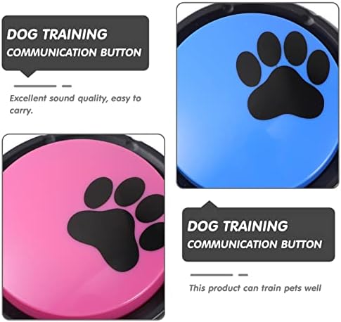 ИЗВАДЕТЕ Внатрешни Играчки 4 парчиња Копчиња За Обука На Кучиња Копчиња За Снимање Глас Копче За Обука За Миленичиња Копчиња За Кучиња За