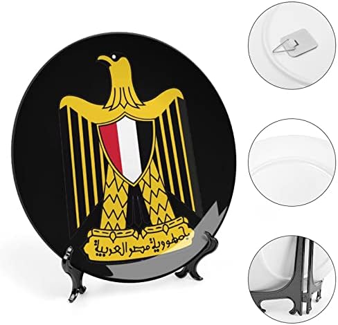 Национален амблем на Египет, печатена коска Кина Декоративни плочи, занаетчиски плочи занаетчиски за занаети за домашна канцеларија wallидна