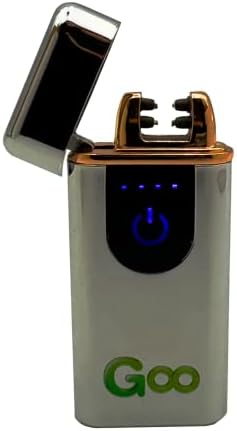 Goo Водоотпорен Полесни Отворен Ветроупорен Полесни Двојна Лак Полесни Електрични Запалки USB Полнење-Flameless - Плазма Кул Запалки