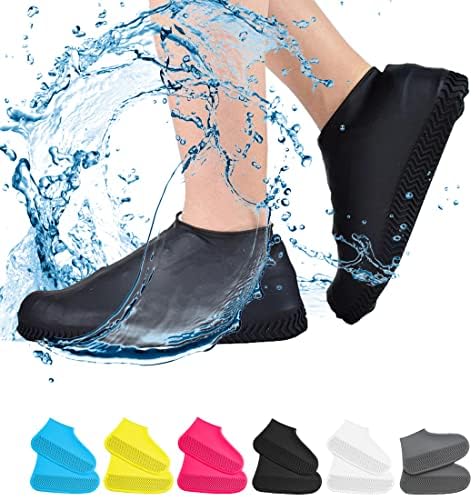 Водоотпорни Навлаки За Чевли VBoo, Нелизгачки Водоотпорни Чевли Силиконски Гумени Капаци За Чевли За Дожд на Отворено Заштитниците